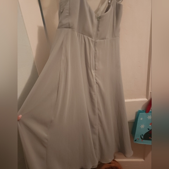 Birdy Gray Silver Bridesmaid Dress - Picture 4 of 6